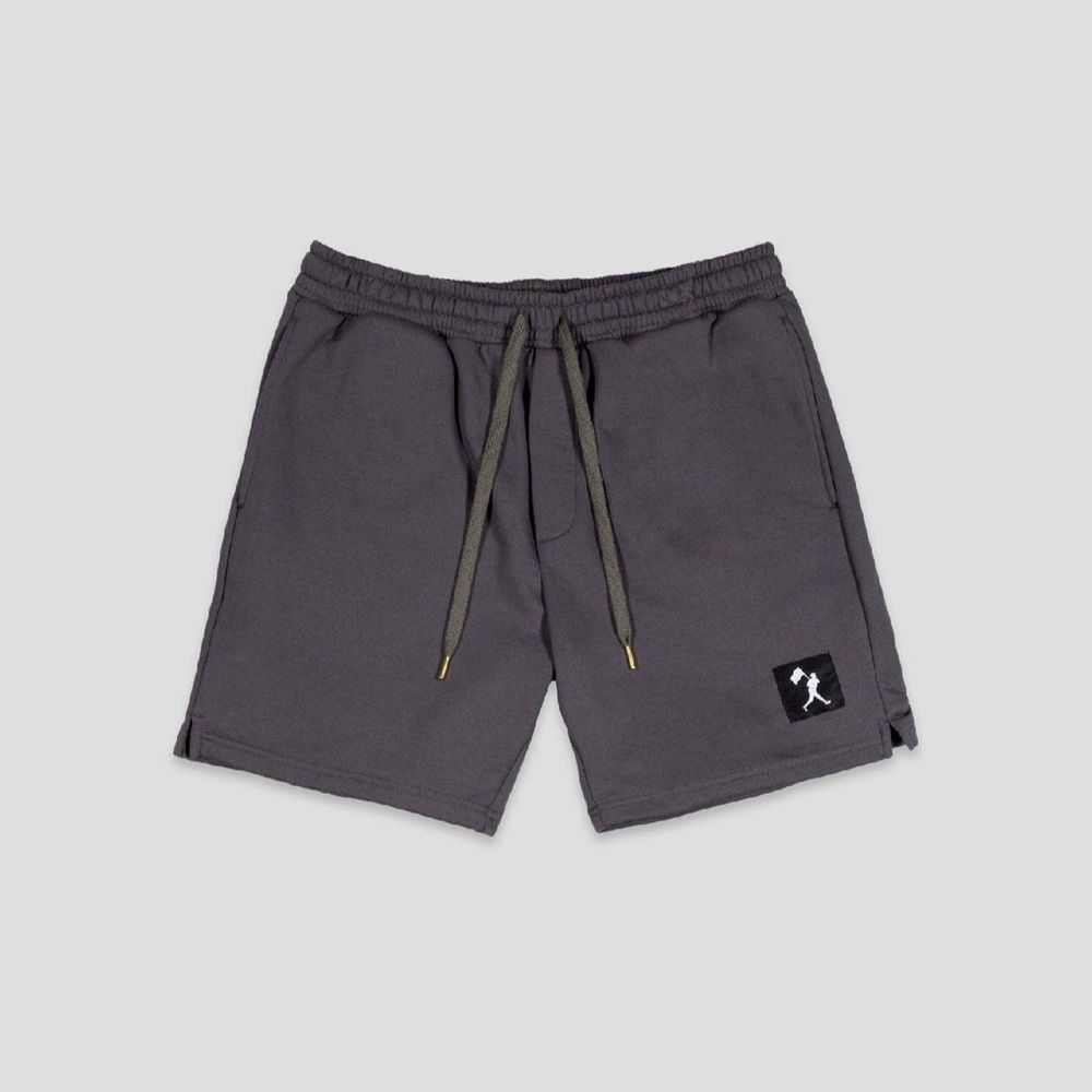 Baseballism Youth Charcoal Play Hard Comfort Sweat Shorts
